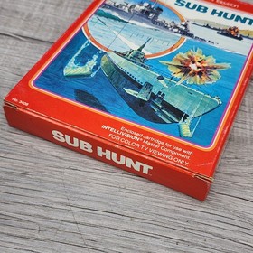 Sub Hunt Intellivision CIB Complete in Box W/ Overlays Tested Works
