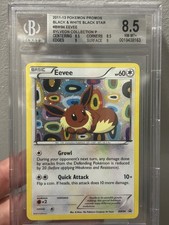 Eevee BW94 Black & White Holo Promo BGS 8.5 Swirl! Vintage pokemon! on eBay