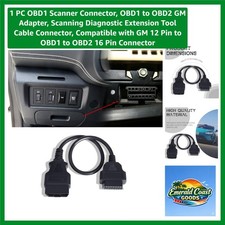 Lightweight Obd-ii Adapter Cable - Gm Compatible Diagnostic Tool 19.7 Inch