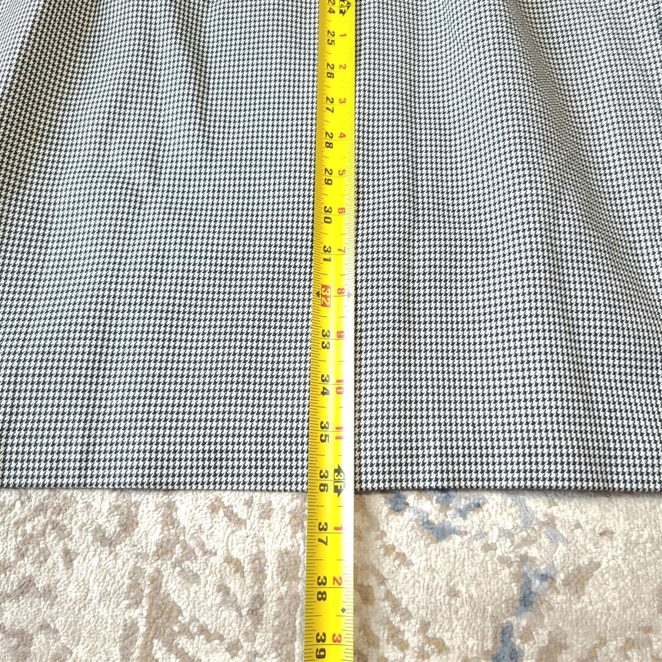 Vestido Vintage Misty Lane Pata de Gallo Negro Cuello Ribete Mujer Talla 12 Carrera Foto 4 de 4