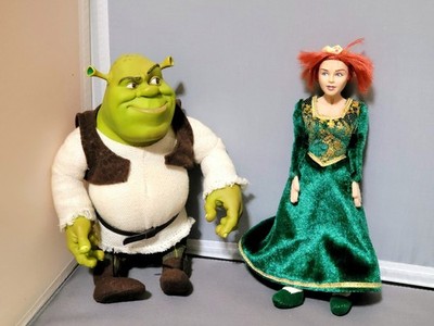 Vintage McFarlane Toys Shrek & Princess Fiona Doll DreamWorks ( 2001 )