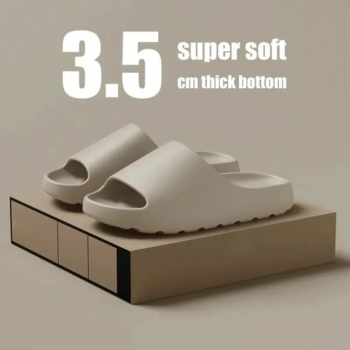 Coconut Slippers Thick-soled Sandals Summer Soft Bottom Beach Men Women EVA - Picture 9 of 10