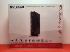 NETGEAR - N600 - Wireless - Dual Band Gigabit Router - Open Box - New Components