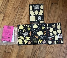 GENUINE Guitar Hero World Tour Decals / Stickers Set Video Game Activision - NEW