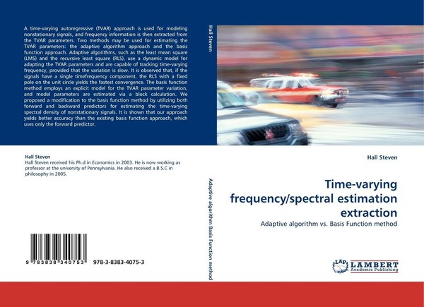 Time-Varying Frequency/Spectral Estimation Extraction Hall Steven-image