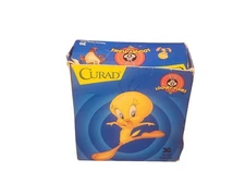 Vintage 2000 Looney Tunes Curad Bandage Strips 1 Box  Tweety Tazmanian Devil