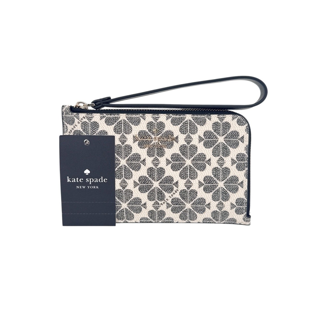 kate spade 財布 Kate Spade Women's Lucy Saffiano Leather Medium L-zip Wristlet