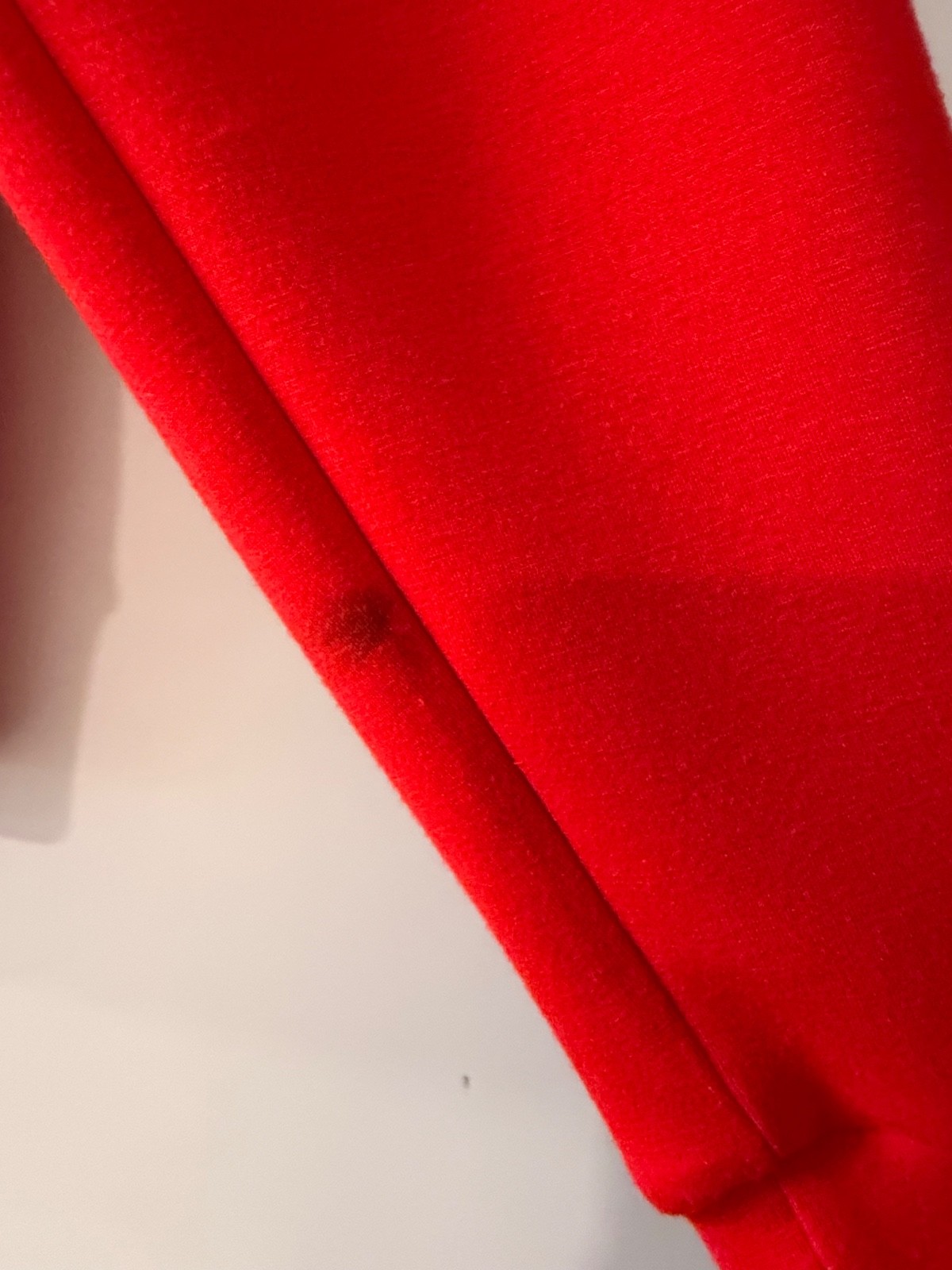 Spanx Air Essentials Small Half Zip Red Long Slee… - image 4