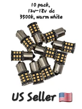 10 pack BA15s Super LED Bulb Replacement for 1141 Casita RV Interior Light: USA