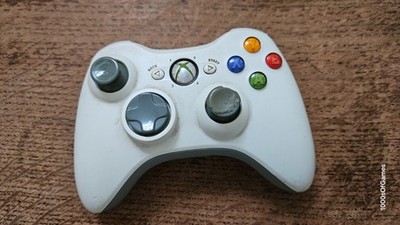 MICROSOFT XBOX 360 - OFFIZIELLER WEISSER WIRELESS CONTROLLER JOYPAD #GJ2