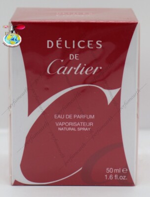 DELICES DE CARTIER 1.6/1.7 OZ EAU DE PARFUM SPRAY FOR WOMEN NEW IN BOX