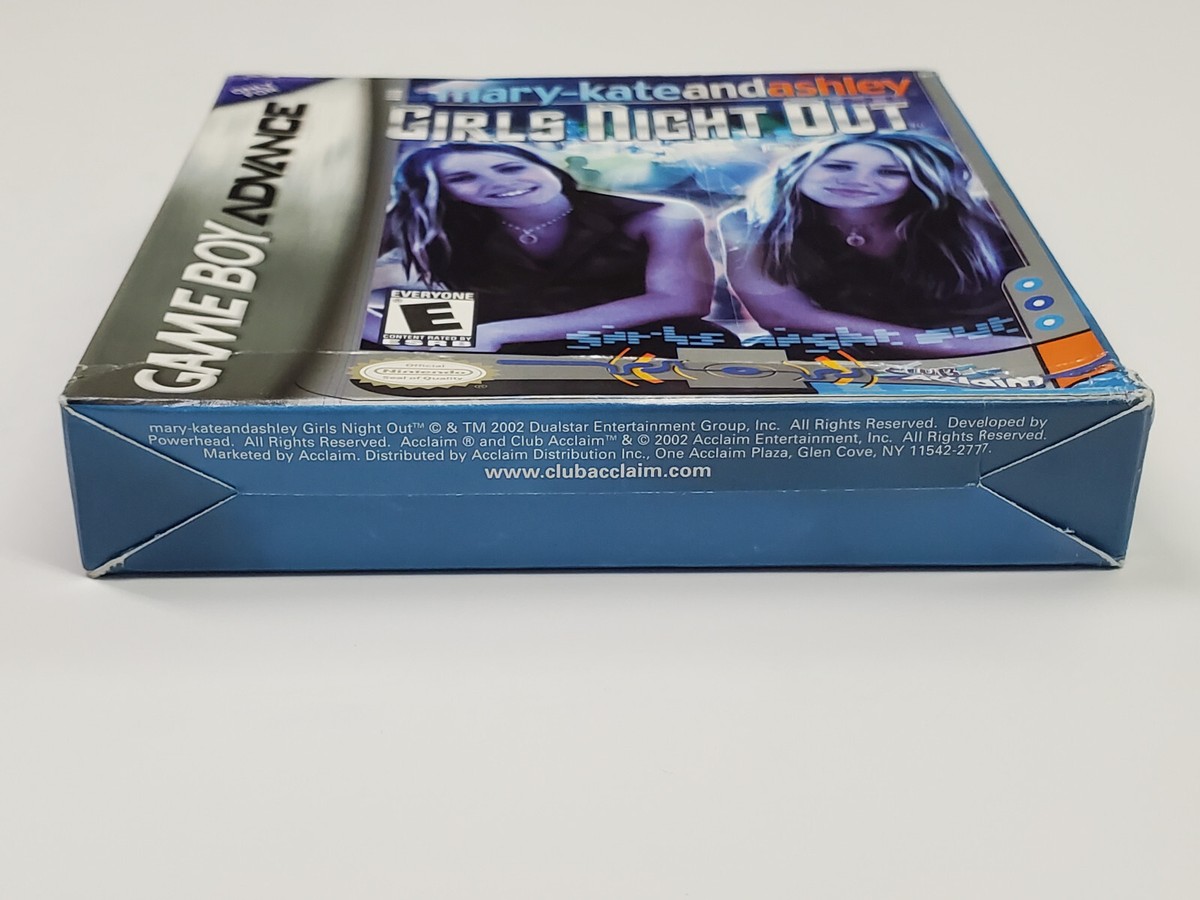 Mary is Out at Night Blu-ray 2枚組 Mary-Kate and Ashley Girls Night Out Authentic Game Boy Advance