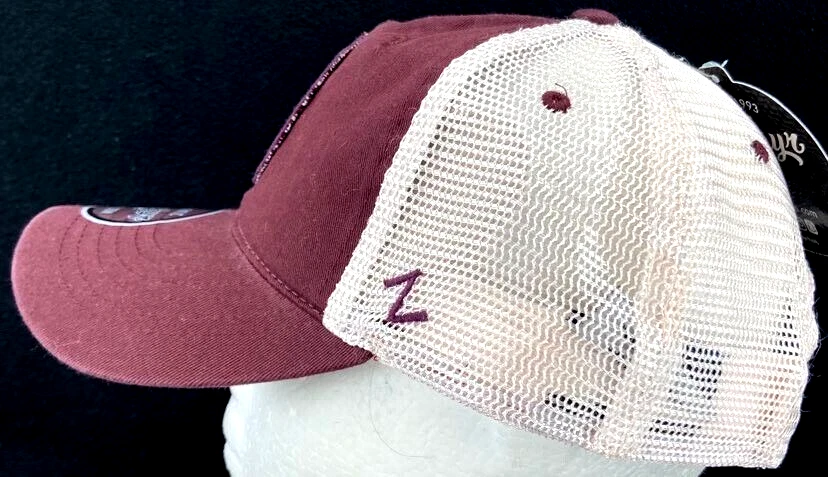 NEW Arizona State ASU Sun Devils Zephyr Mesh Snapback Baseball Cap Hat Red OSFA - Image 3 of 4