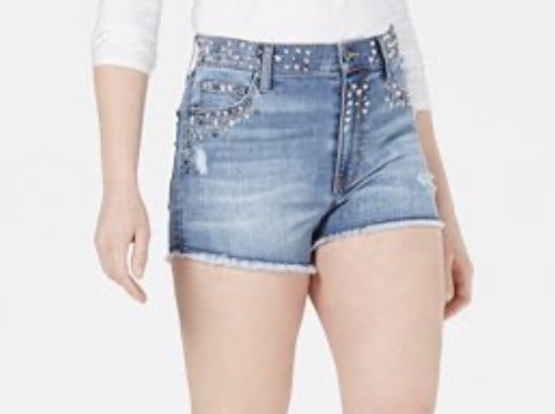 Kendall & Kylie Studded Denim Shorts. Size 29 - Picture 6 of 6