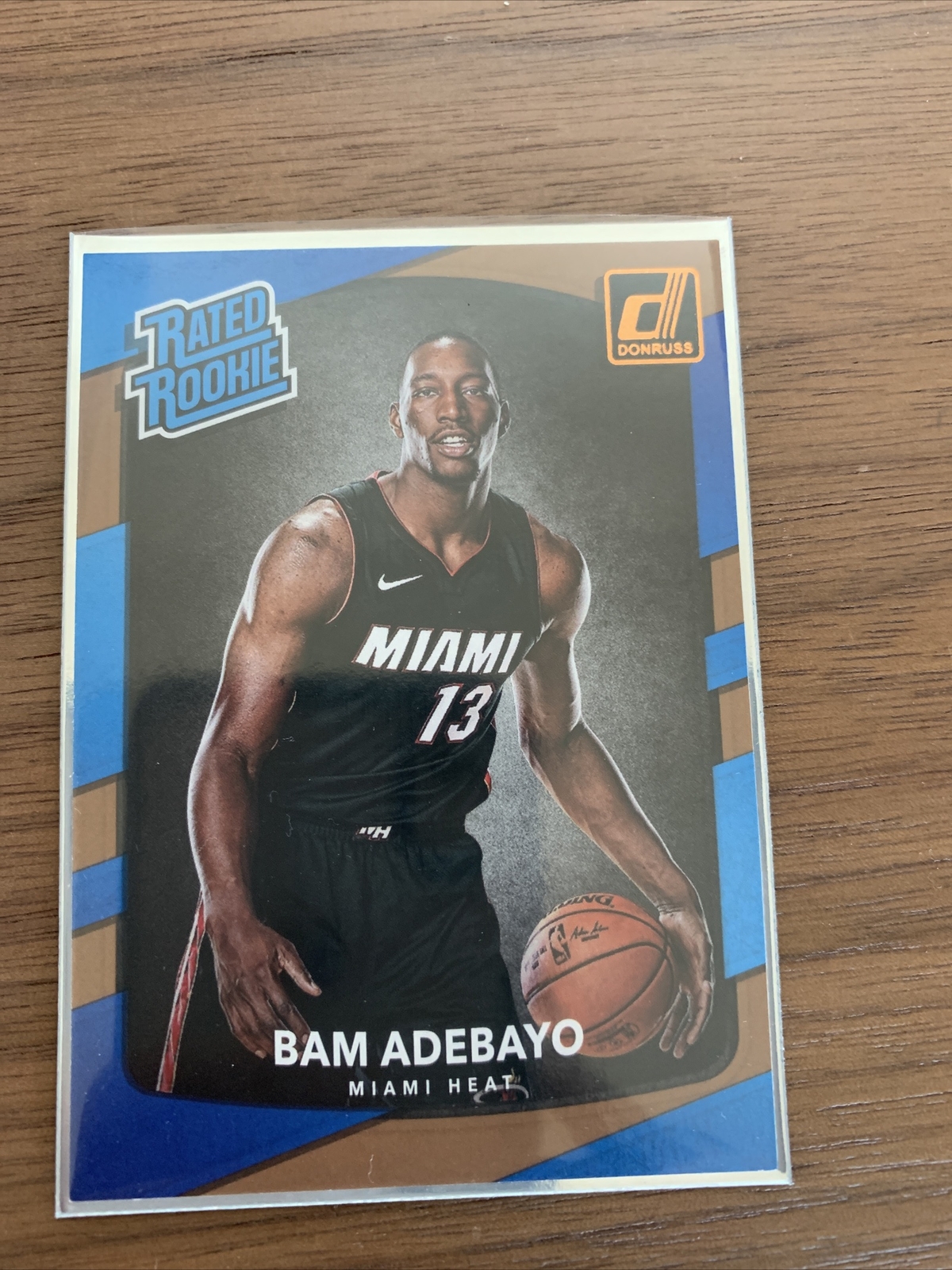 2017-18 Donruss Bam Adebayo Rookie RC #187 Miami Heat Rated Rookie
