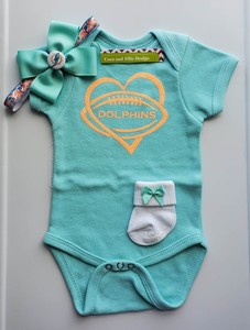 miami dolphins baby gear