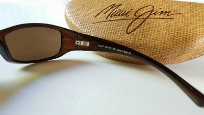 Maui Jim Shaka #MJ 105-26 Brown Frame, Polarized Mirrored  display picture 1