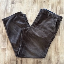 Polo Ralph Lauren Straight Fit Stretch Corduroy Pants Size 38 x 34 Brown 248