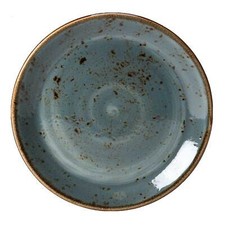 Steelite Craft Coupe Plate Blue 8" / 20.25cm - Vitrified Crockery Plates