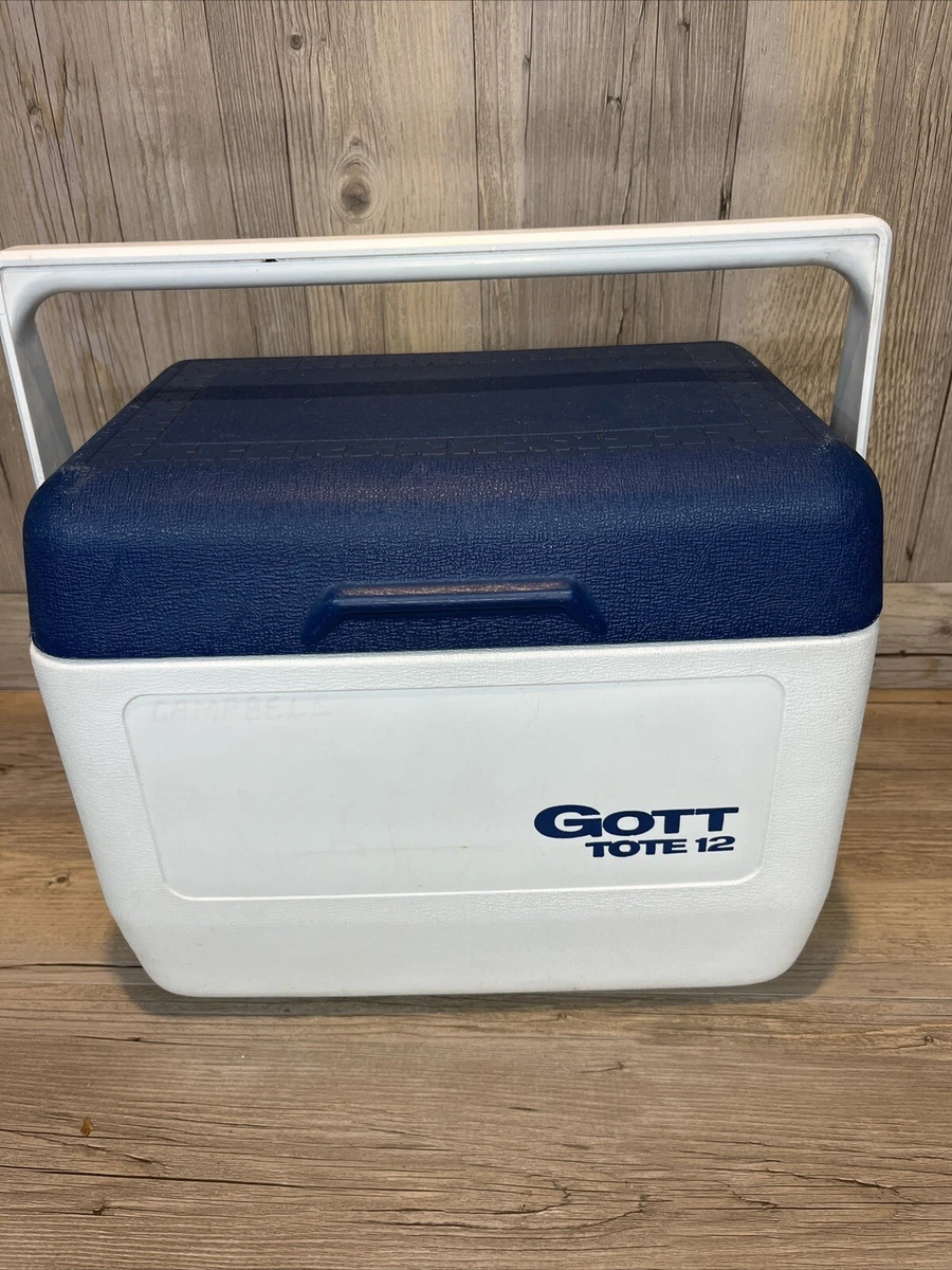 GOTT TOTE 12 PACK PERS. COOLER 1811 12 BLUE WHITE IN COLOR eBay