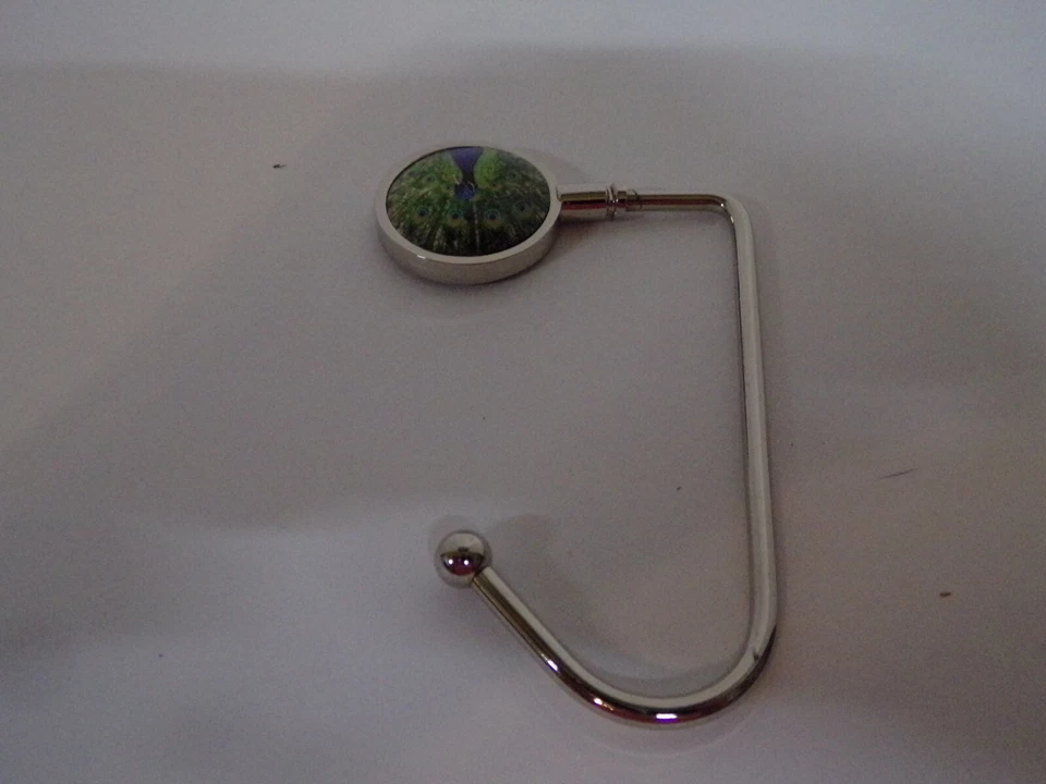 Сумочка крюк вешалка для стола бар имеет Павлин дизайн с подарок бархатная сумка включены - Изображение 3 из 4