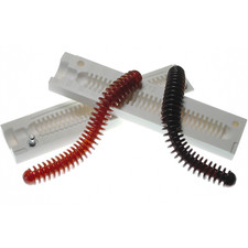 Ring Fry Worm Bait Mold DIY Lure 5"