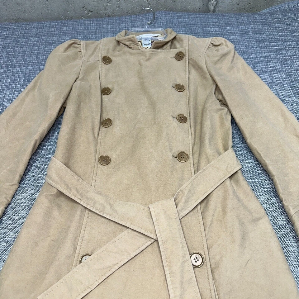 Gabardina Diane von Furstenberg 8 Doble Pecho Clásica Tranquila Lujo Años 90 Foto 3 de 4