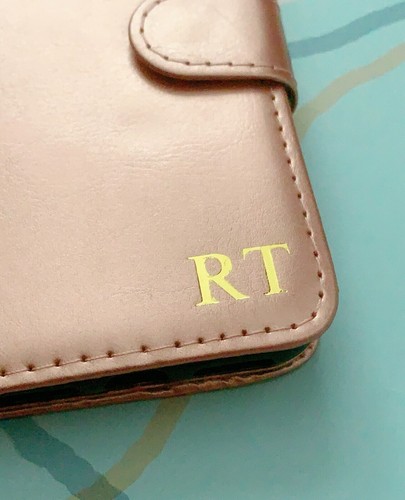 Rose PERSONALISED Name Wallet CASE COVER FOR iPhone SE/8/XR/11/12/13/14/15/16e - Picture 5 of 6