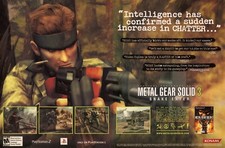 Metal Gear Solid 3 Snake Eater Playstation 2 PS2 PC Art Print Poster 13" X 19"