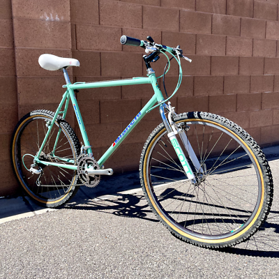 Bicicleta de montanha vintage Bianchi Grizzly MTB Shimano Deore  média/grande 21,5 polegadas