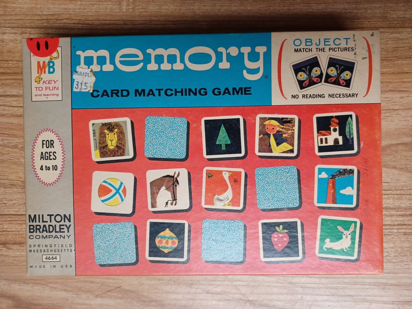 Vintage Milton Bradley Memory Card Matching Game Complete 1968 #4664 | eBay