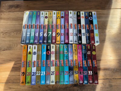 Naruto Manga DVD Box Nummer 1 bis 34 ( 661 Episoden )