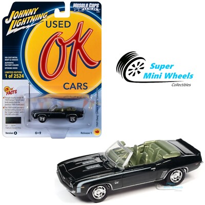 JohnnyLightningミニカー6台セットCamaro Mustang Johnny Lightning Limited Edition First Shot 1968 Metallic Green