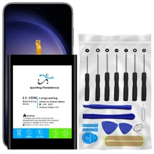 Long Lasting Sporting 4800mAh Battery f Samsung Galaxy S23+ SM-S916U w/ Tools