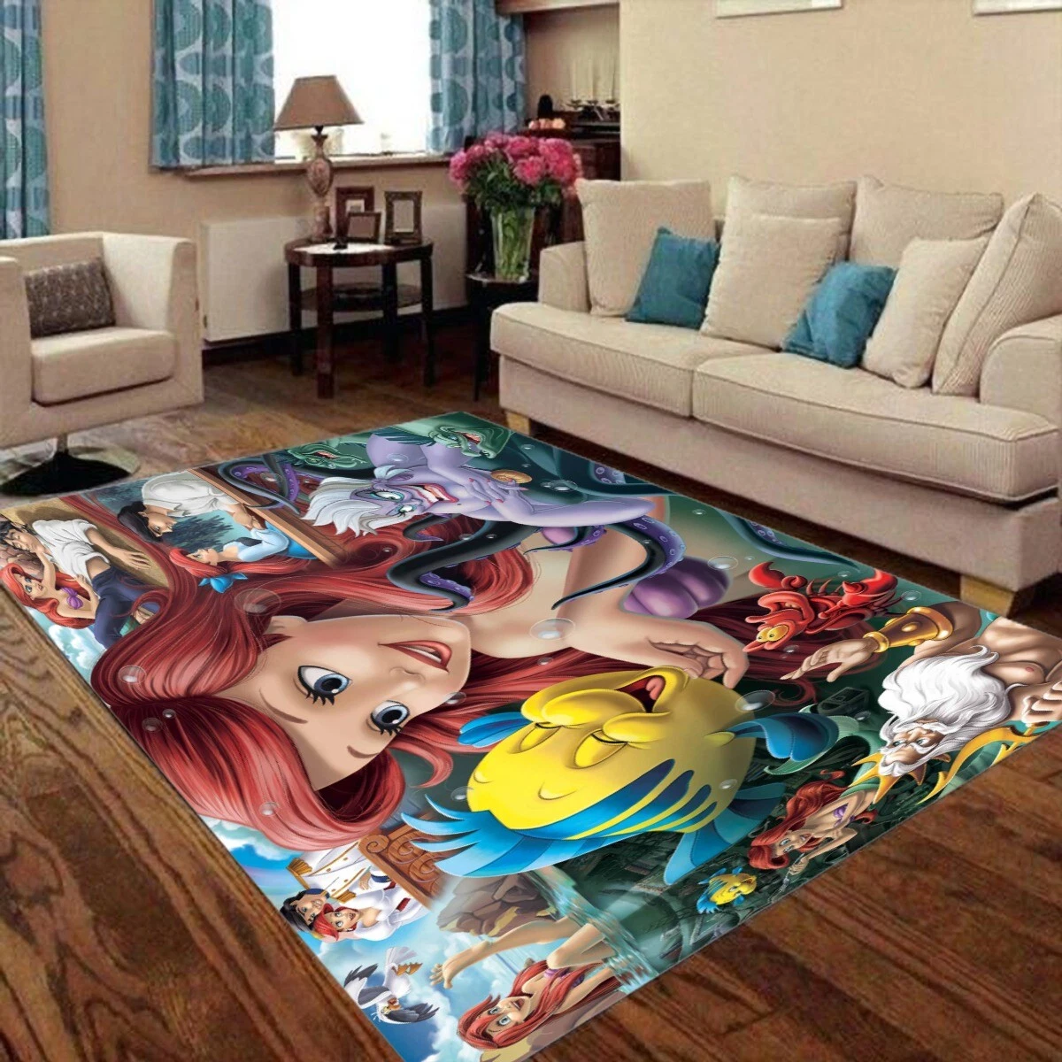 The Little Mermaid Disney Rug