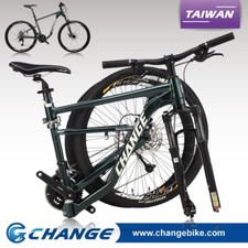 Bicicleta Plegable 27.5" MTB Bicicleta Plegable Ligera Shimano 27S DF-909G Tamaño 21"