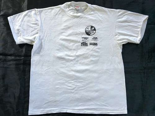Single Stitch Vintage Shirt GOLD ENDURO RUSH 1996
