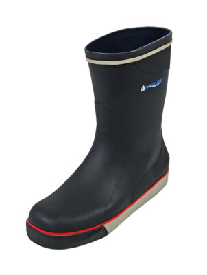 B-Ware Navyline Unisex Segelstiefel Halbschaft Gummistiefel ohne Schnürung
