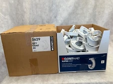 (50) Pack Closetmaid 5629 Superslide Closet Rod Support Hook White Box 50 Hooks