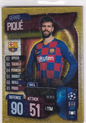 Topps Match Attax Champions League 19/20 Nr. CEN 4 Gerard Pique Centurion