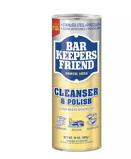 Bar Keepers Friend Cleaner 21 oz Multi Surface Cleanser and Polish