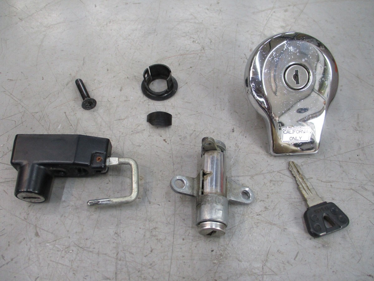 1995 YAMAHA XV535 XV 535 VIRAGO SEAT HELMET LOCK CALIFORNIA