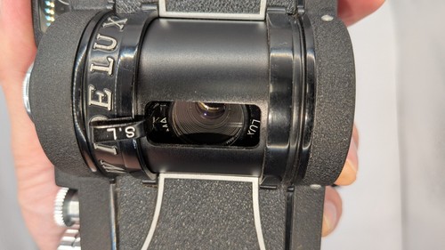 CLA'd【TOP MINT】 Panon Widelux F6B Body w/ Case,Box,Manual,Filter from JAPAN M39 - Picture 13 of 24