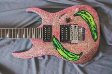 Ibanez RG350 Handcrafted Electric Guitar on Base