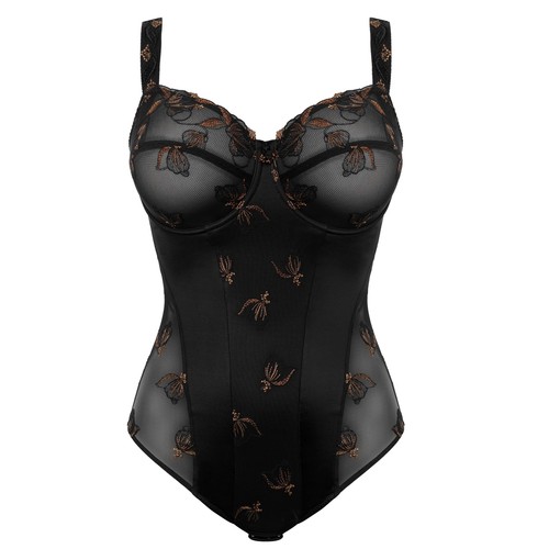 Ulla Dessous ULLA 75 Body Cup D-G (Schwarz) - Bild 2 von 6