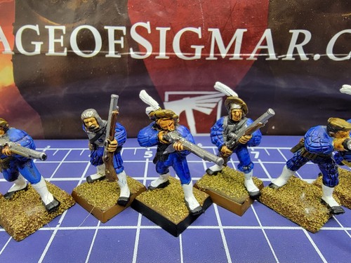 Warhammer Fantasy Empire Handgunners x10 ProPainted - Free Peoples Bretonnia - Picture 2 of 4