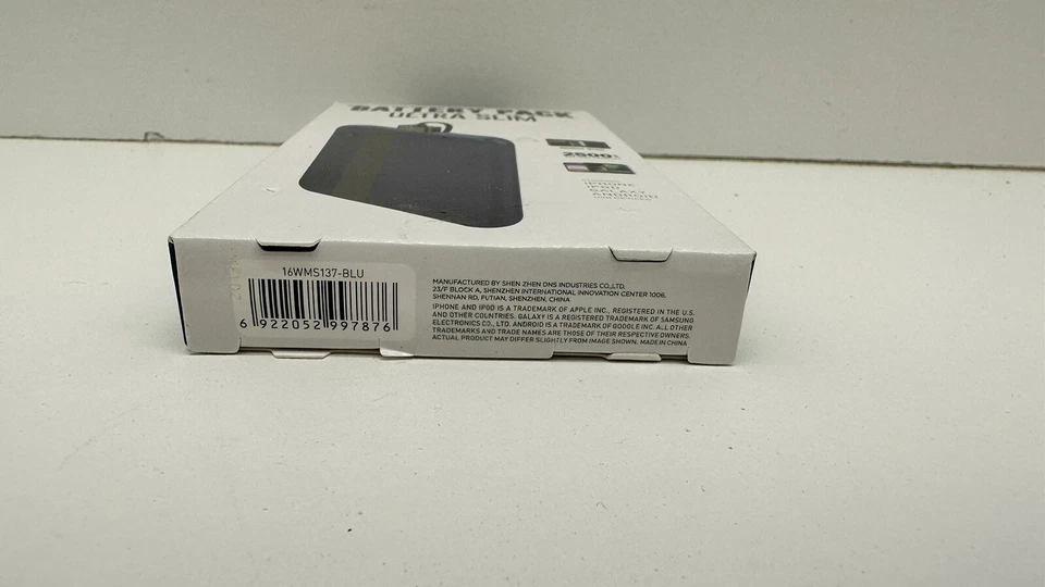 BATERÍA ULTRA DELGADA, AZUL *NUEVA Foto 4 de 4