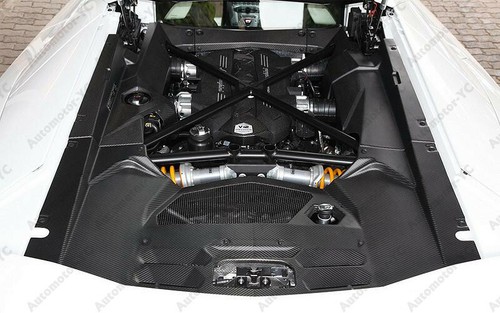 DRY CARBON Coupe Engine Bay Panel Set For 11-16 Lamborghini Aventador LP700- 4 - Picture 11 of 12