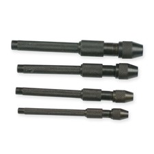 Pin vice set 4 pieces different sizes watchmakers tool drill bits burs chuck