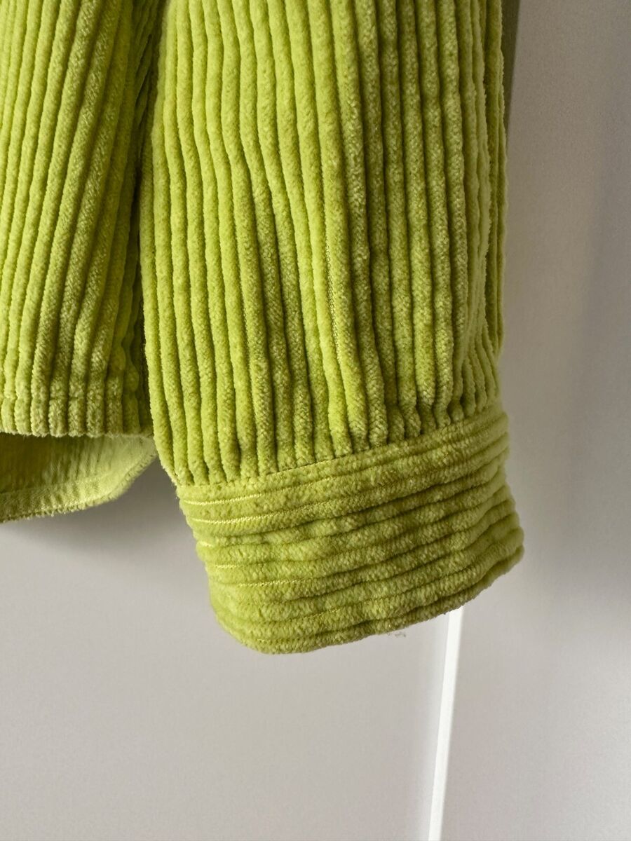 AUTH! STONE ISLAND Corduroy Shirt Lime Green long sleeve AUTH! STONE ISLAND Corduroy Shirt Lime Green long sleeve